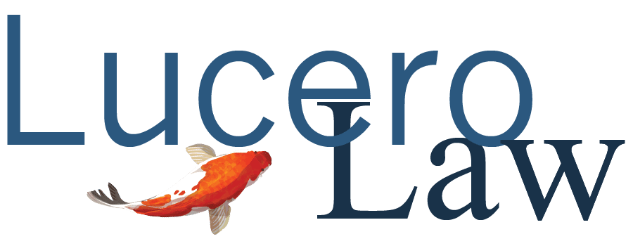Lucero Law — original koi logo